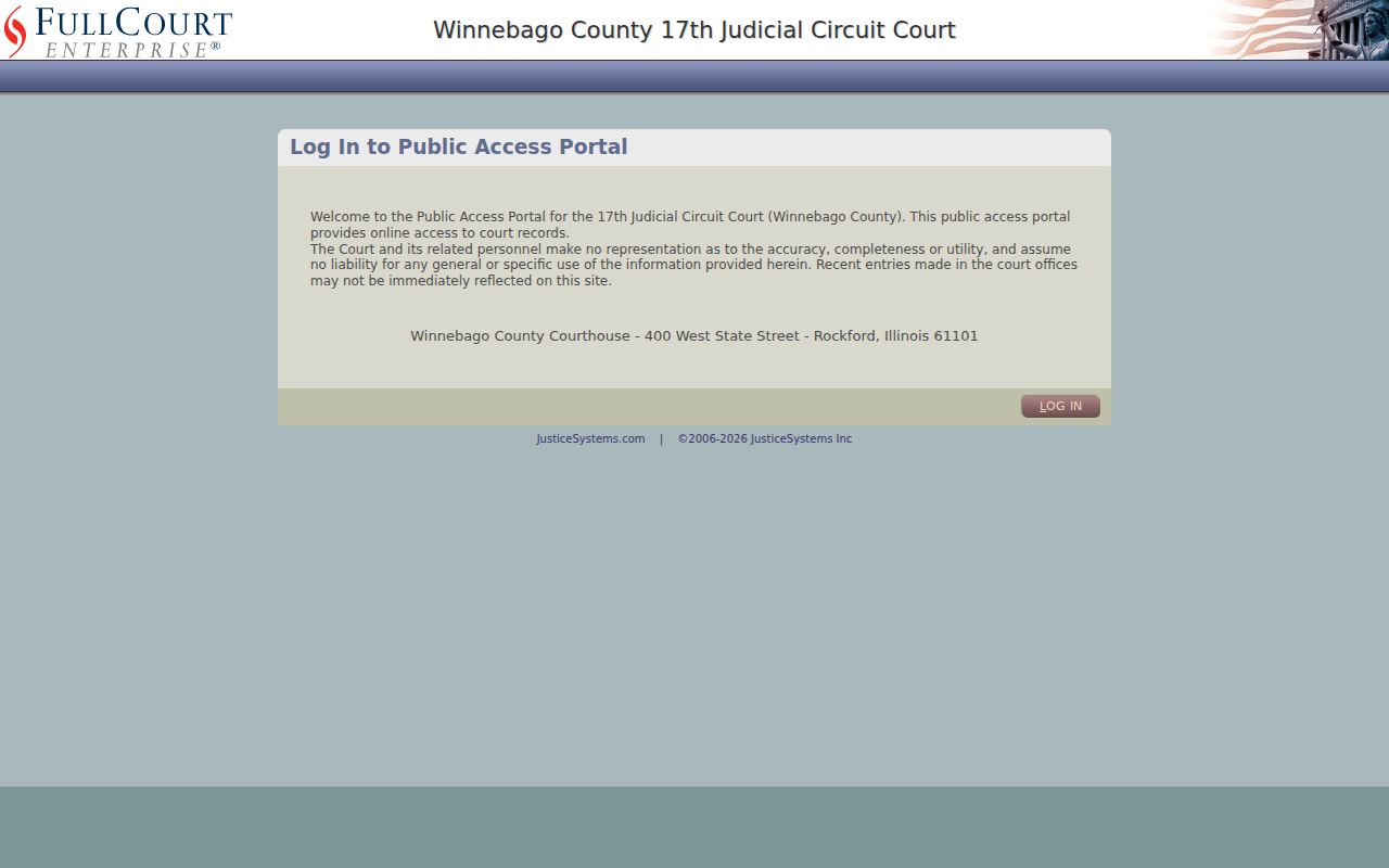 Rockford residents directory court records portal