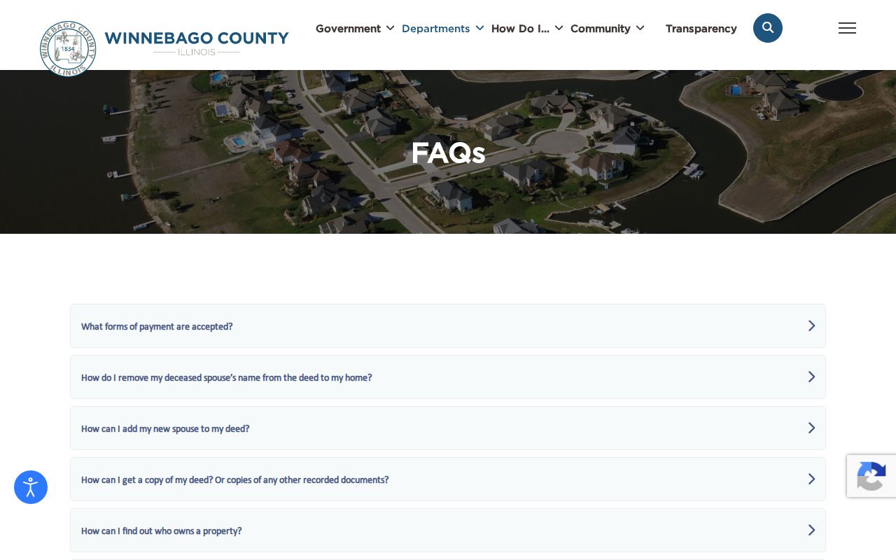 Rockford neighbors county recorder deed guidance